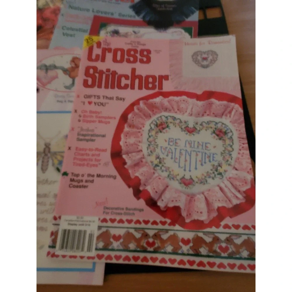 Lot 6 The Cross Stitcher Magazines 1994 Cross Stitch Charts Magazines Christmas